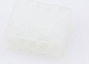 Molex Stiftgehäuse-Kabel mit 5 Polen und 3,96 mm Rastermaß in Weiß und Transparent - Bild 1