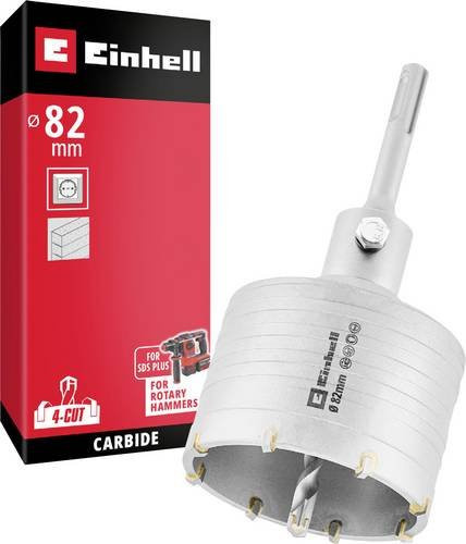 Einhell Lochsäge mit Carbide-Spitzen in Silber, Durchmesser: 82 mm - Bild 1