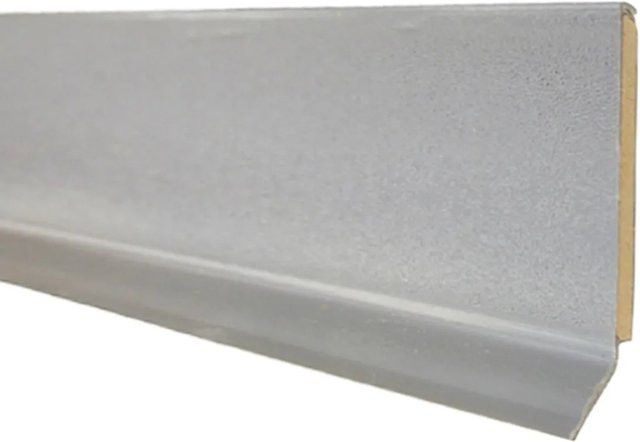 Döllken Home Kernsockelleiste Grau Ral 7042 Höhe: 60 mm, Tiefe: 15 mm, Länge: 2550 mm - Bild 1