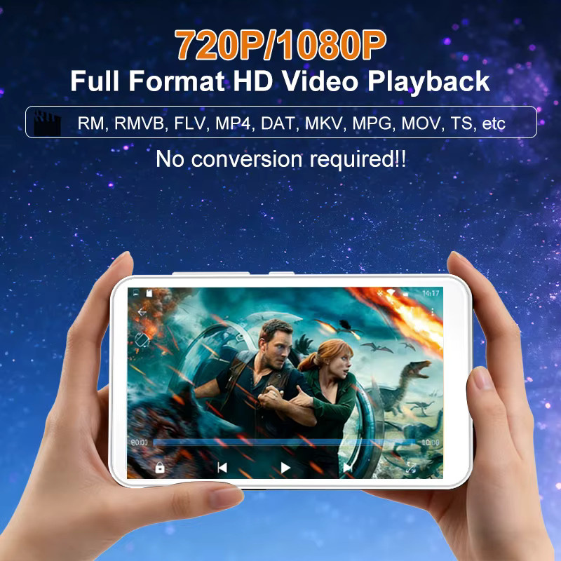Famue BF12 WLAN MP3-Player mit Android 10, 4,0 Zoll Display, Weiß - Bild 3