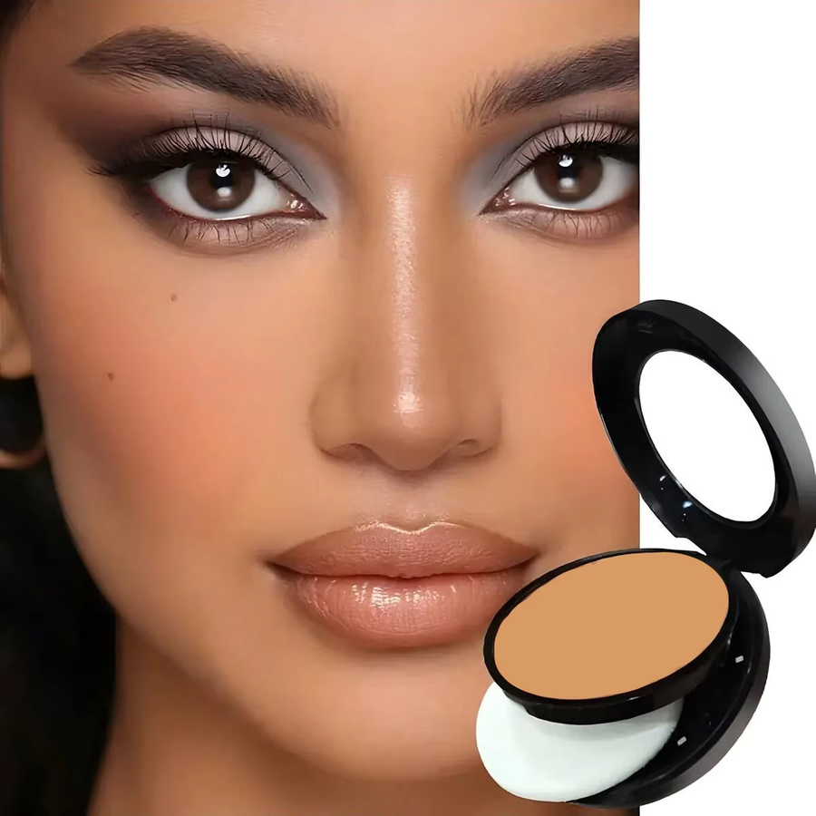 Romantic Flower Foundation Bronzer Puder Set, Dunkle Haut - Bild 2