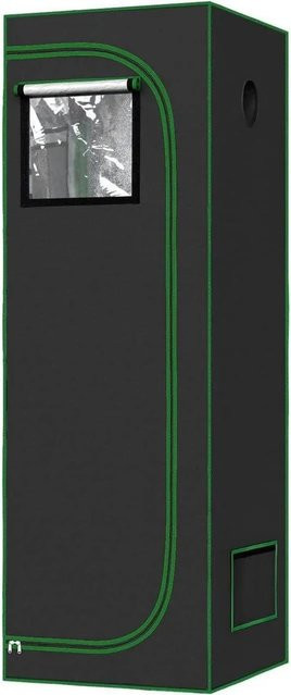 WOLTU Gewächshaus für Innenbereich aus Oxford-Gewebe in Schwarz, B/T/H: 60 x 60 x 180 cm - Bild 1