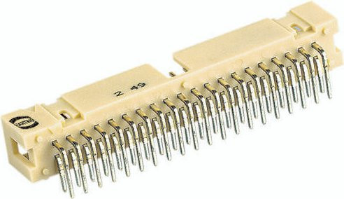 HARTING Messerleiste 09195206323 aus Messing in Beige mit 2 Reihen - Bild 1