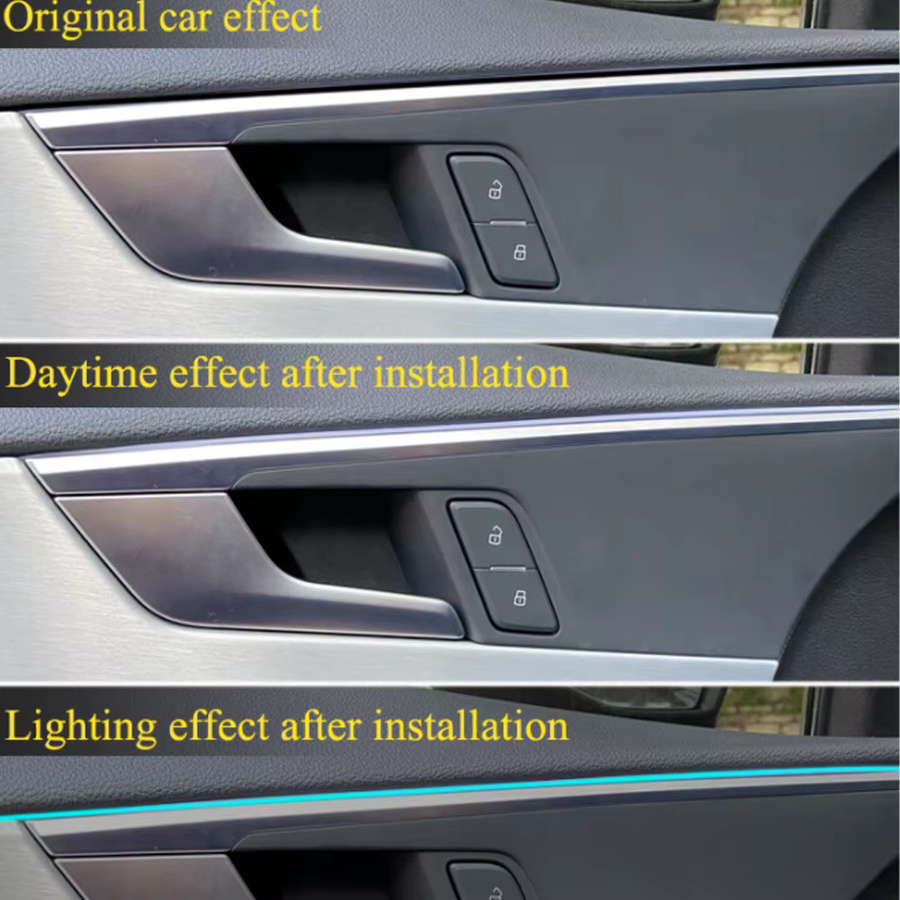 KALADA RGB LED Symphony Auto Umgebungslicht mit Acryl Optischer Faser für das Dashboard, Multicolour, Breite: 110 cm, Tiefe: 75 cm, Höhe: 35 cm - Bild 3