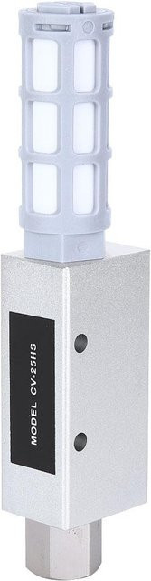 Koogeelife CV 25HS Pneumatischer Luftabsaug-Vakuumgenerator-Auswerfer mit Schalldämpfer in Silber aus Aluminium - Bild 1