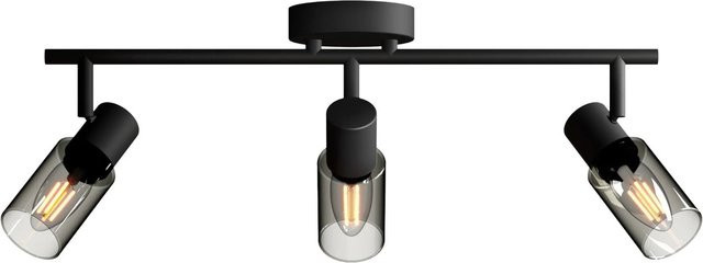 Philips Hue Spot Palms Deckenleuchte 3-flammig Schwarz mit Glas und Metall, verstellbar, E14, 25 W - Bild 1