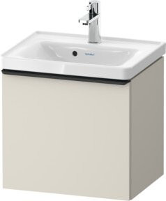 Duravit Waschtischunterschrank D-Neo in Weiß und Taupe, B/T/H: 48,4 x 37,2 x 44 cm - Bild 1