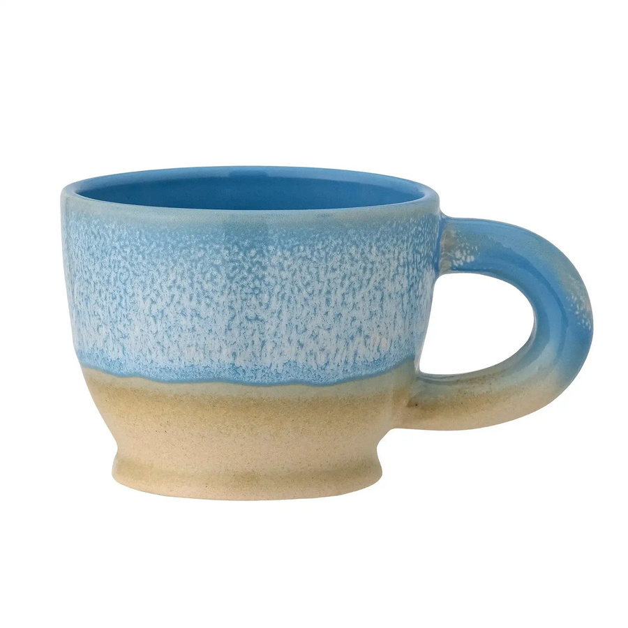 Bloomingville Becher aus Keramik in Blau Safie - Bild 1