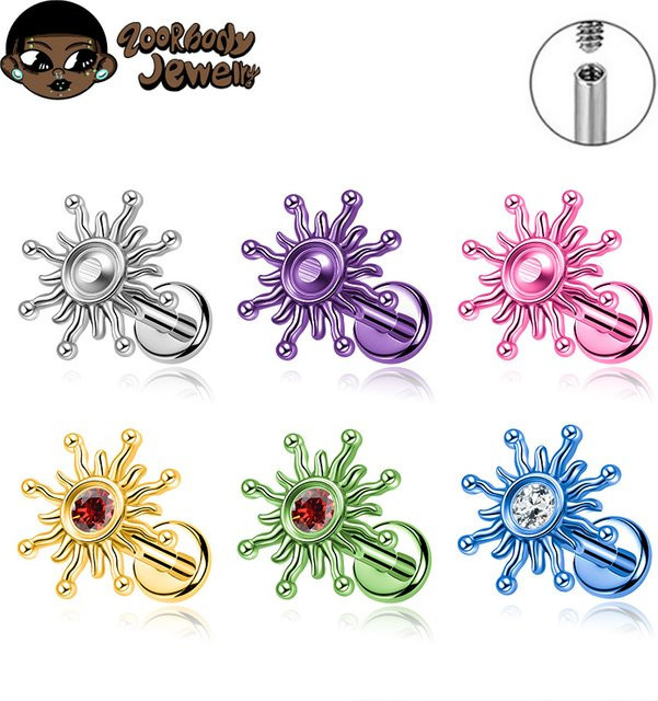 ZOORBODY JEWELRY Ohrstecker Titan, Unisex - Bild 1