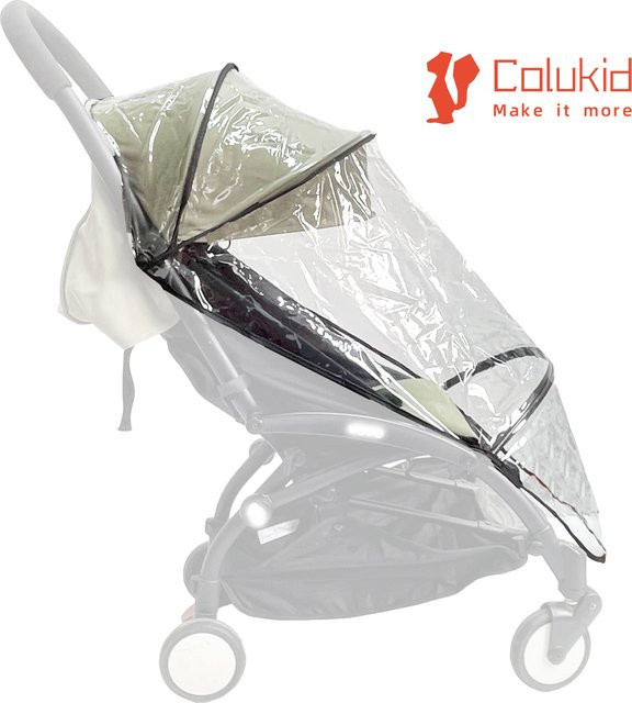 COLU KID Baby Kinderwagen Regenschutz aus transparentem EVA passend für Yoyo und Yoyo2 - Bild 1