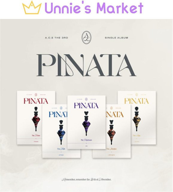A.C.E – PINATA 3. Single-Album Random Version in Weiß (ohne Poster) - Bild 1