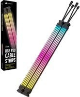 CORSAIR iCUE ARGB PSU Cable Strips RGBIC LED-Streifen in Multicolour, vernetzbar - Bild 1