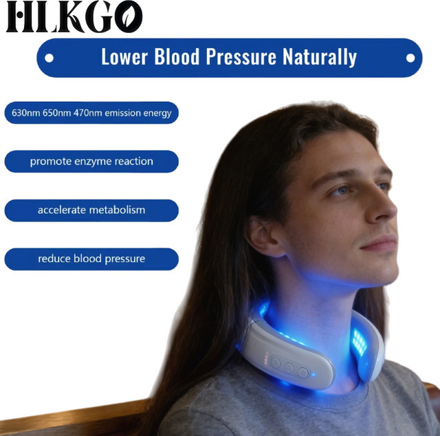 HLKGO Nacken-Lasertherapiegerät, 9 Dioden, 1900mAh - Bild 1