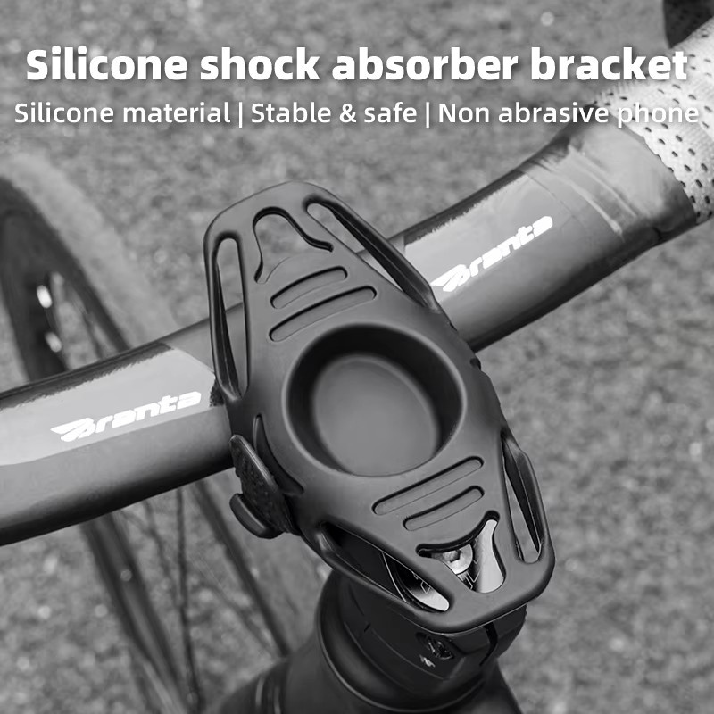 Silikon Quick Release Smartphone Halterung für Mountainbikes und E-Bikes in Schwarz - Bild 3