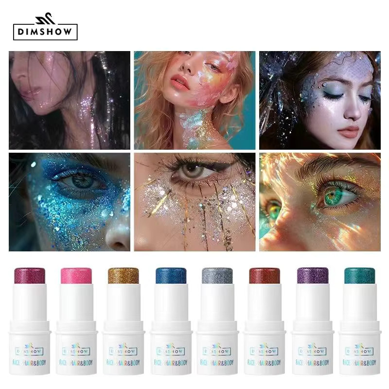 dimshow Körperglitzer-Gel, 8 Farben, glänzend, Unisex - Bild 3