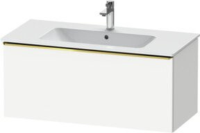 Duravit Waschtischunterschrank D-Neo wandhängend in Weiß, B: 101 cm, T: 46,2 cm, H: 44 cm - Bild 1