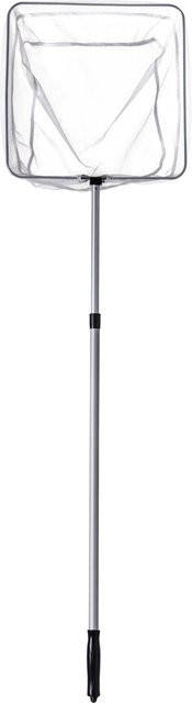 Heissner Teichkescher Profi Pond Net quadratisch weiß mit 45 cm Breite - Bild 1