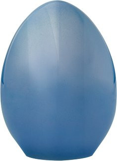 KPM Porzellan-Ei in Blau, dekoratives Oster-Ei mit Maßen H: 12,0 cm, B: 8,0 cm, T: 6,0 cm - Bild 1