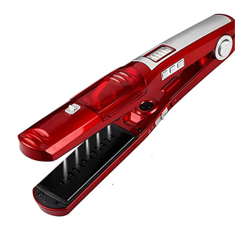 2-in-1 Haarglätter mit Dampfpflege, Rot - Bild 2