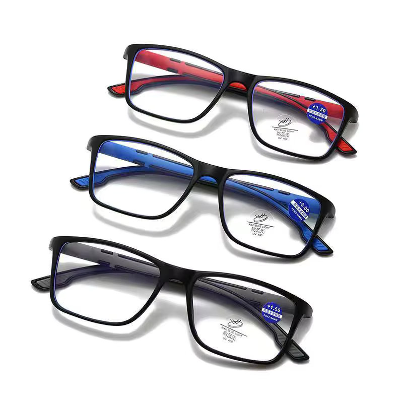 Lesebrille Unisex, Vollrand, Kunststoff, schwarz - Bild 3