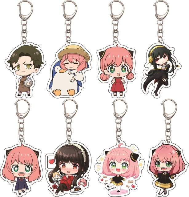 Bandai Schlüsselanhänger Anime Spy×Family, Acryl, Unisex - Bild 1