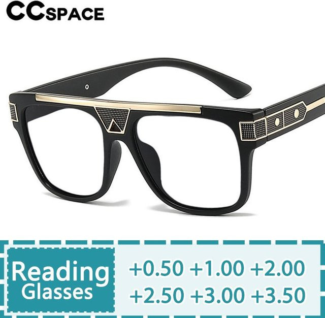 CCspace R57330 Lesebrille, Vollrand, Square, Kunststoff, black - Bild 1
