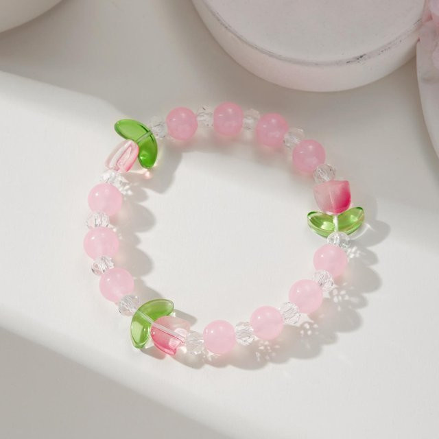 XYNN Armband, Perle, Harz, rosa, Damen - Bild 1
