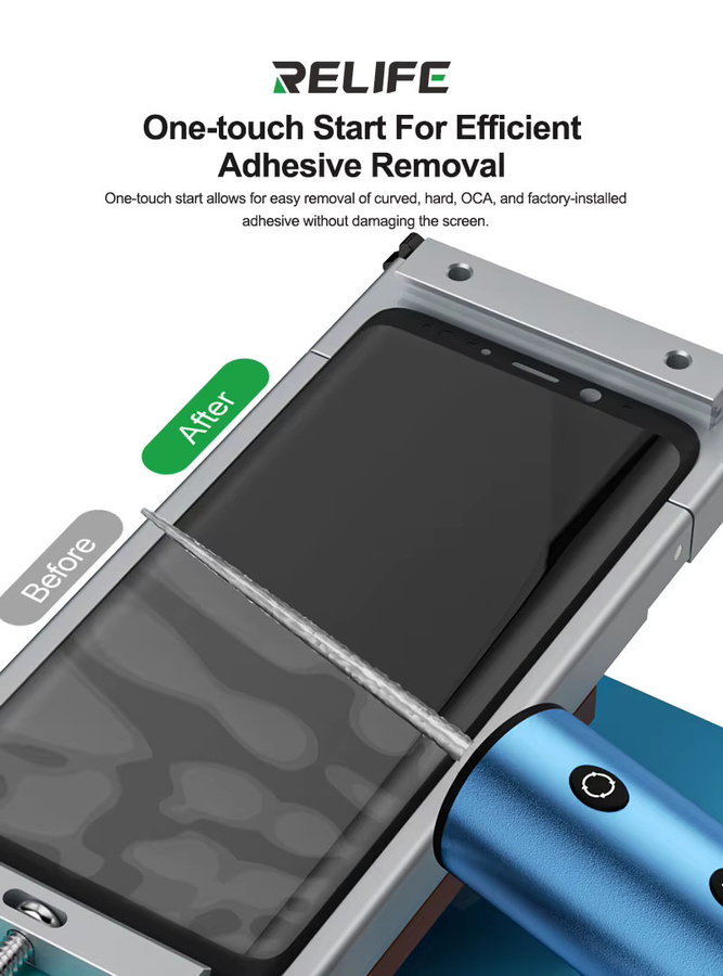 RELIFE LG2 Intelligente Entschleimungsmaschine zur OCA Kleberentfernung für die Mobiltelefon-Reparatur in Blau - Bild 3