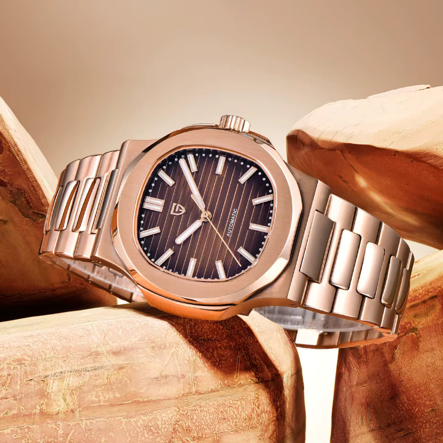 PAGANI DESIGN Automatik-Armbanduhr, Edelstahl, Saphirglas, Herren - Bild 2