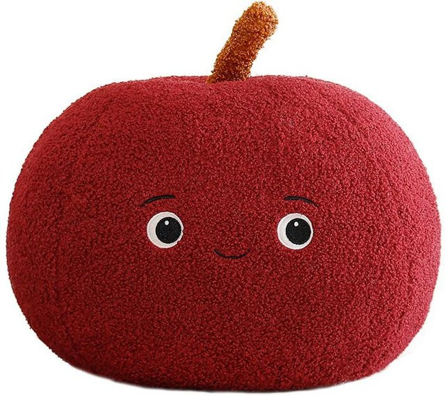 Yiran toy Apfel Plüschtier, Rot / Grün, ab 14 Jahren - Bild 1