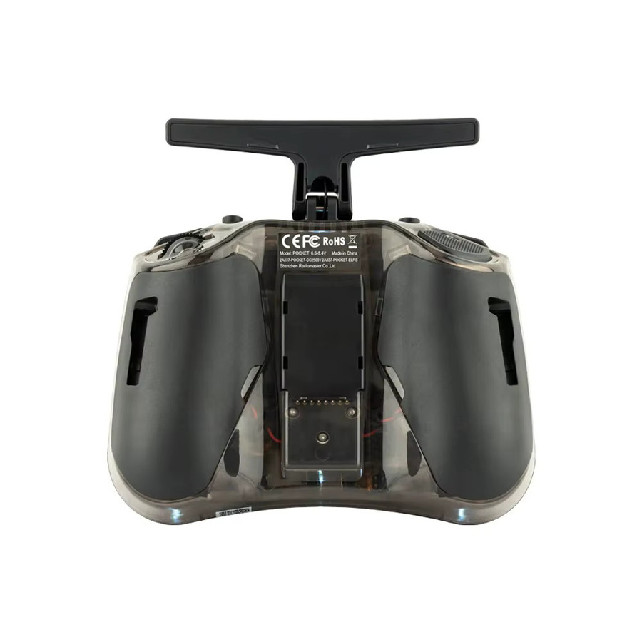 RadioMaster Pocket Radio Controller mit Hall Gimbal, EdgeTX und ELRS CC2500 in Anthracite/Transparent inklusive BAT RP1 Empfänger für deine FPV Drohne - Bild 2