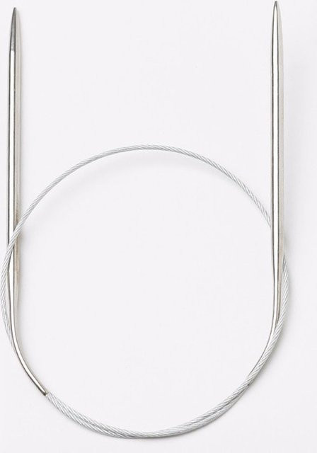 Handgefertigte Häkelnadel aus Edelstahl in Silber für DIY-Handarbeiten - Bild 1