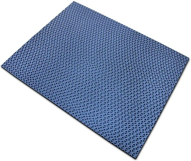KARAT Hygienematte für Barfußzonen in Hellblau, UV-beständig, antibakteriell und rutschfest, Breite: 120 cm, Länge: 600 cm - Bild 1