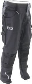 BGS Arbeitshose lang in Anthrazit mit Reflexstreifen aus Poly-Cotton in Größe 60 - Bild 1