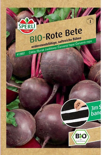 Sperli Bio Rote Bete F1-Hybride Saatband - Bild 1