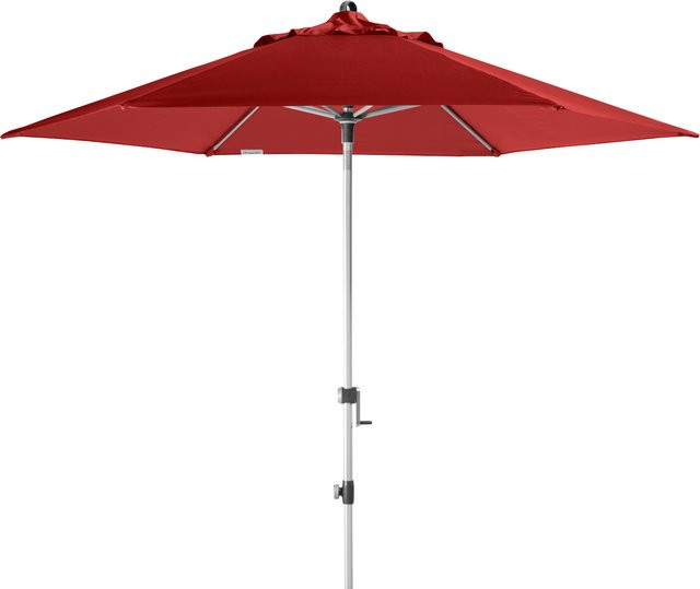 Doppler Sonnenschirm Expert 280 Auto Tilt Mittelmastschirm, bordeaux, Durchmesser: 280 cm - Bild 1
