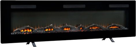 Dimplex Elektrokamin Sierra in Schwarz mit 1,6 kW Heizleistung, Fernbedienung und App-Steuerung via Bluetooth - Bild 1
