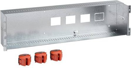Schneider Electric PrismaSeT-P-OKKEN DECO Steckeinsatz fester Teil Motorabgang Farbe Silber Höhe: 3 Module - Bild 1