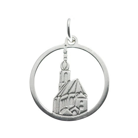 Ramsauer Anhänger Kirche St. Sebastian, 925 Silber, Unisex - Bild 1