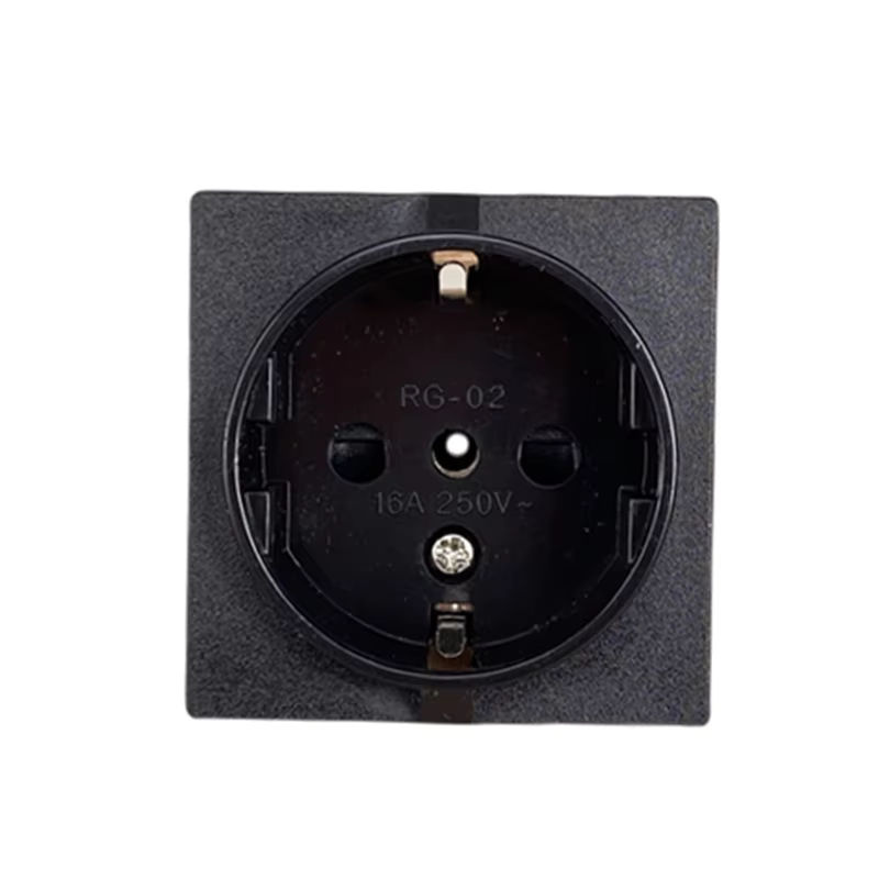 Fengyidz RG-02 Schuko-Steckdose mit Schnappsteckdose für USV, wasserdicht, Schwarz - Bild 3