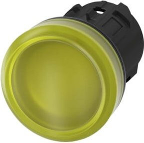 Siemens Indus.Sector LED-Leuchtmelder gelb, rund, 22mm, 3SU1001-6AA30-0AA0 - Bild 1