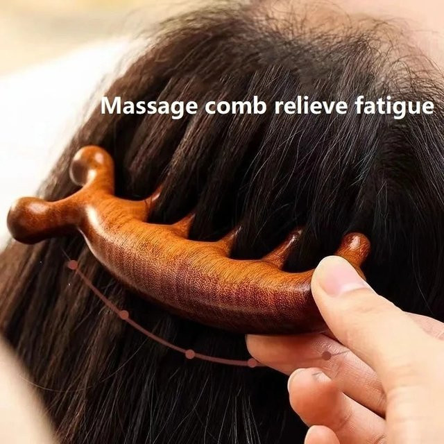 RUZOFO Massage-Kamm Kopfhaut-Ölmassagegerät, Unisex - Bild 1