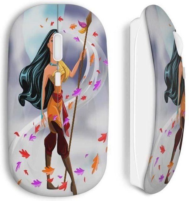Pocahontas Art kabellose Maus mit Wi-Fi und USB-A Anschluss in Multicolour - Bild 1