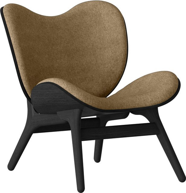 UMAGE A Conversation Piece Sessel in Braun mit Eichenholzgestell und Stoffbezug - Bild 1