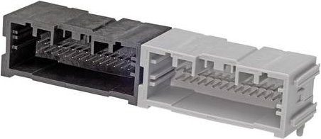 Molex Einbau-Stiftleiste Standard 68-polig in Schwarz und Grau mit 2mm Rastermaß - Bild 1
