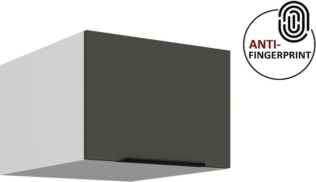 Küchen Aufsatzschrank ARIA in Graphite matt mit Anti-Fingerprint-Oberfläche, Breite: 50 cm - Bild 1
