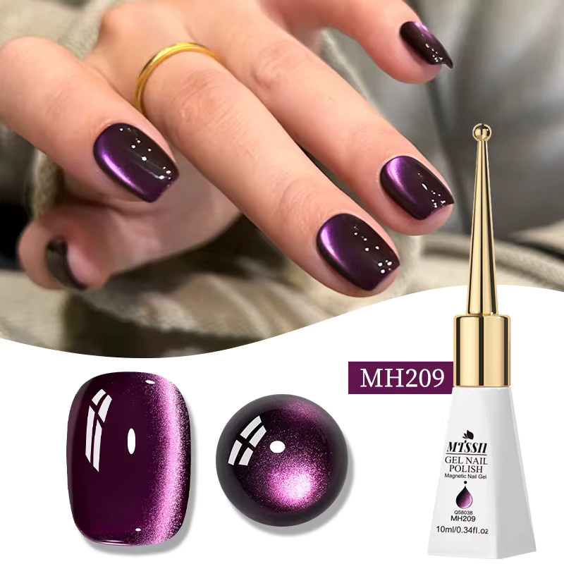 Mtssii Purple Cat Magnetischer Gel-Nagellack, 10 ml, Schimmernd - Bild 4
