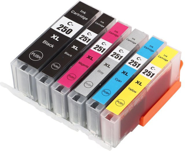 Canon Mehrfarbige Tintenpatrone Ersatz Tintenstrahlpatronen für PIXMA 5 - Bild 1