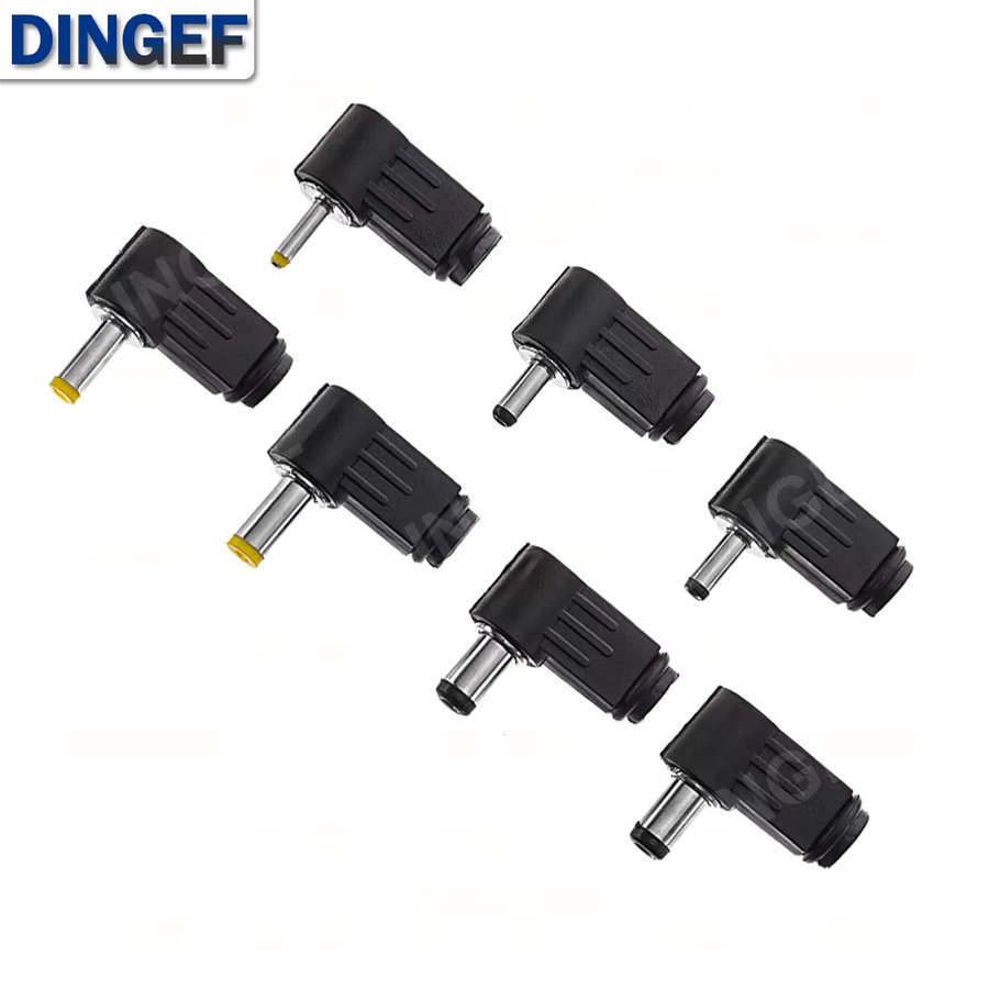 DNIGEF 5 Stück DC-Stecker 90-Grad-Winkel in Schwarz als Schweißdraht-Typ für verschiedene Anschlussgrößen - Bild 3