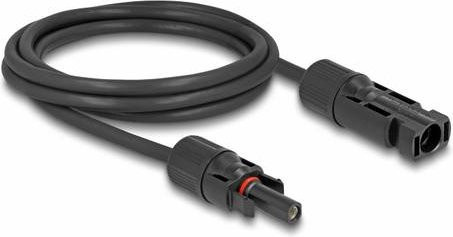 Delock 88210 Solar-Kabel 6mm² in Schwarz, Kabellänge: 2 m - Bild 1